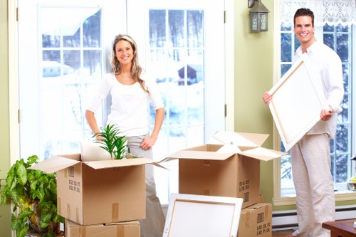 Example storage job in a local home with bulky furniture